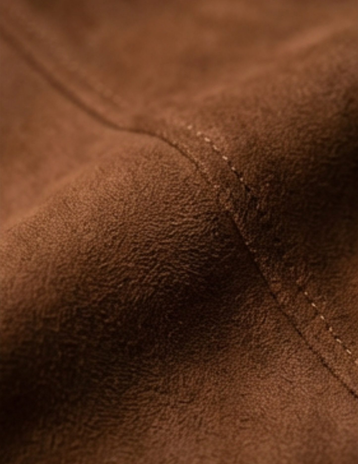 STRETCH SUEDE JACKET CAMEL BROWN