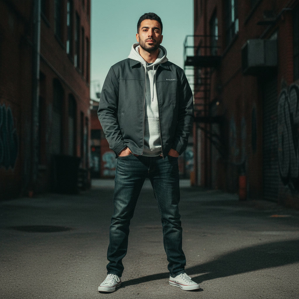CENIZA FIELD JACKET DARK GREY